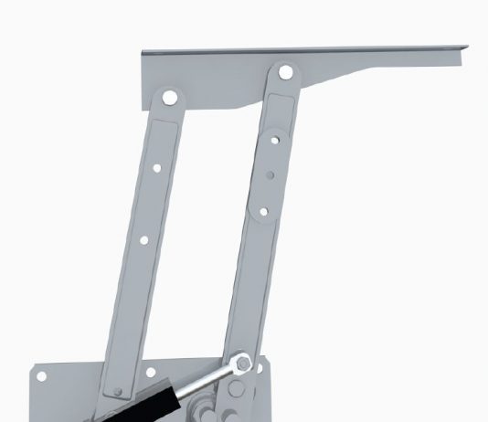 مکانیزم میز جلو مبلی لب تاپی جک دار MTME003